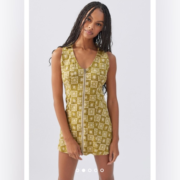 Urban Outfitters Dresses & Skirts - Urban Outfitters UO Freya Linen Collared Mini Dress